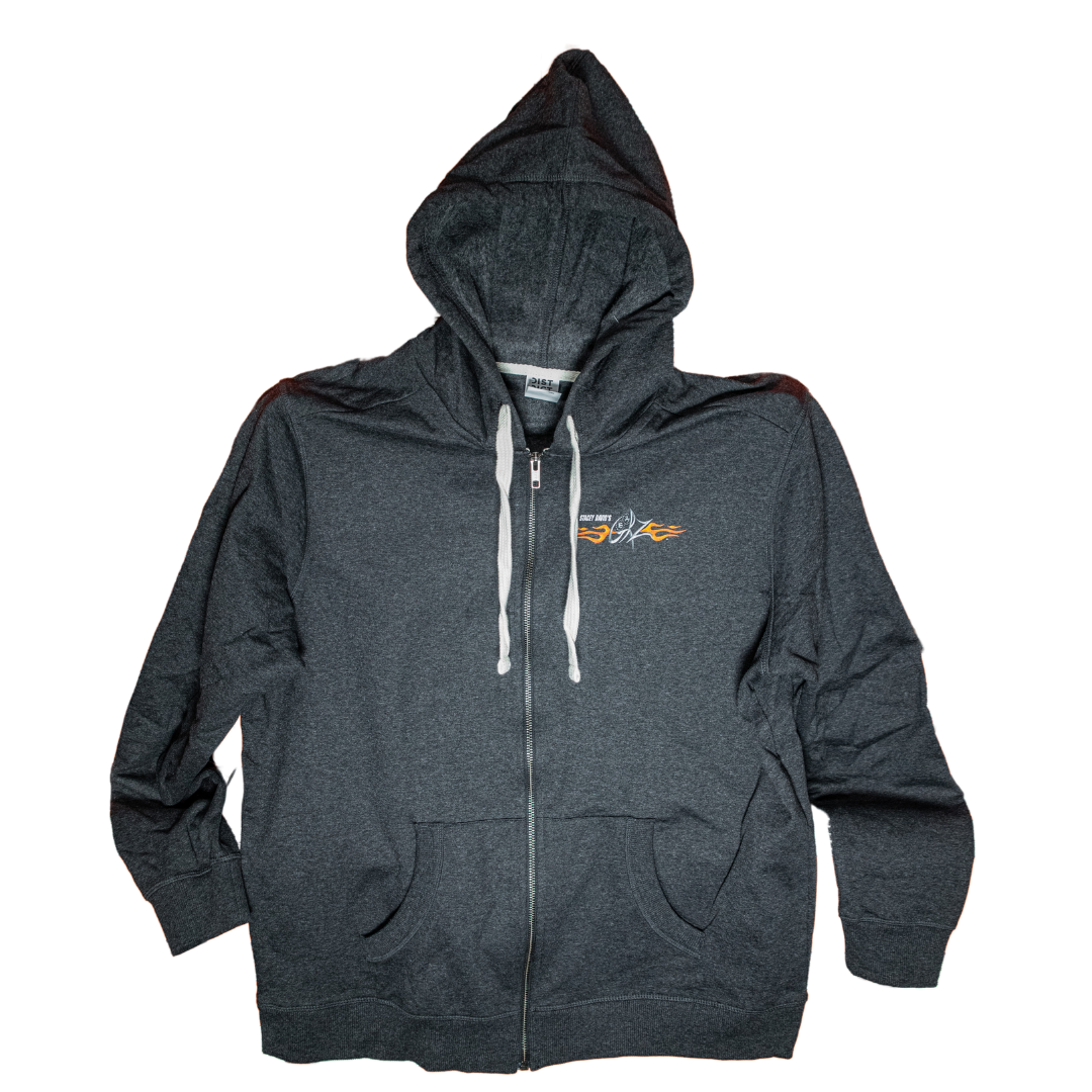 Gearz Zip-Up Hoodie - Front and Back Printed